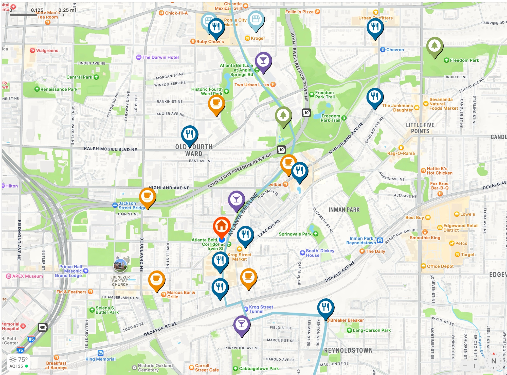 Map of the Neighborhood