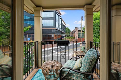 Front patio, off master, with BeltLine views